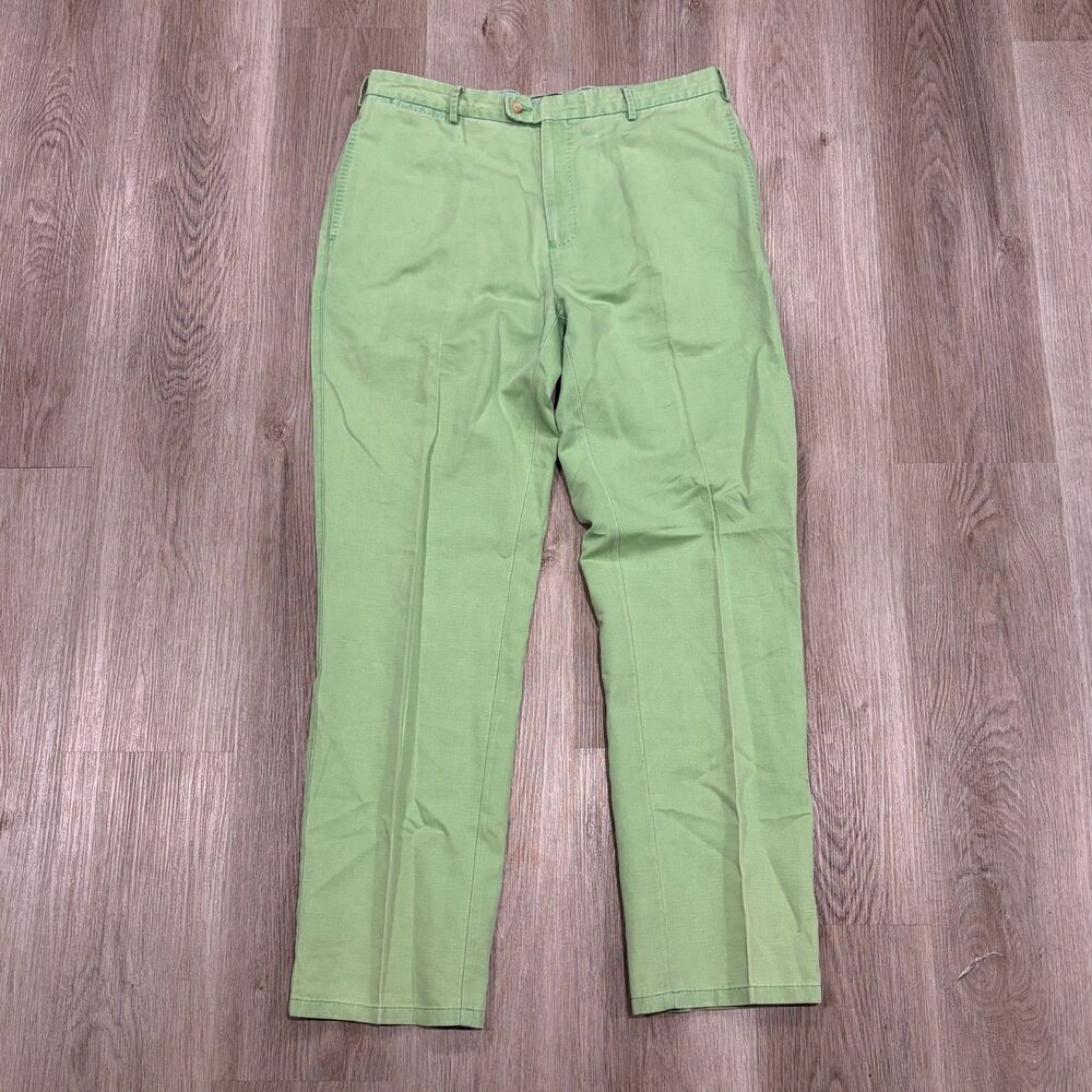 Peter Millar Pants Mens 34 Green Chino Outdoors Casual Golf Pocket 34X31